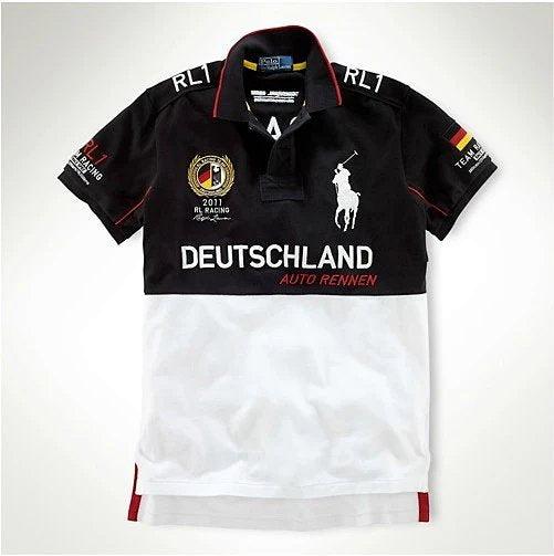 RACING RL POLO VINTAGE I GER I BLACK/WHITE