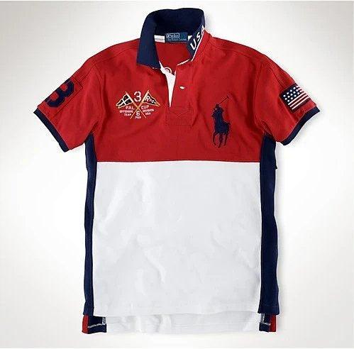 RL POLO VINTAGE I USA I RED/WHITE