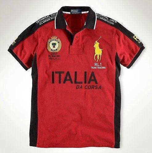 RL POLO VINTAGE I ITALIA I BLACK/RED