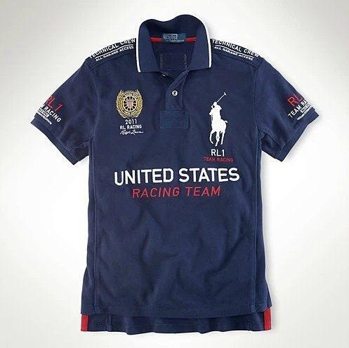 RACING RL POLO VINTAGE I NAVY