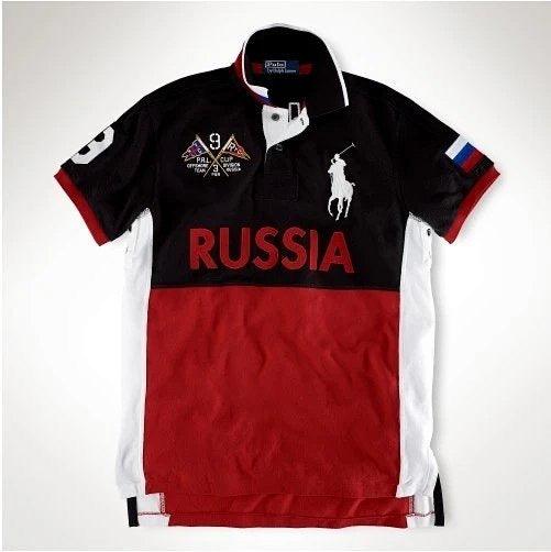 RL POLO VINTAGE I RUSSIA I BLACK/RED