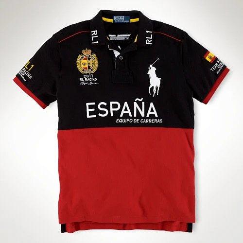 RL POLO VINTAGE I ESPANA I BLACK/RED