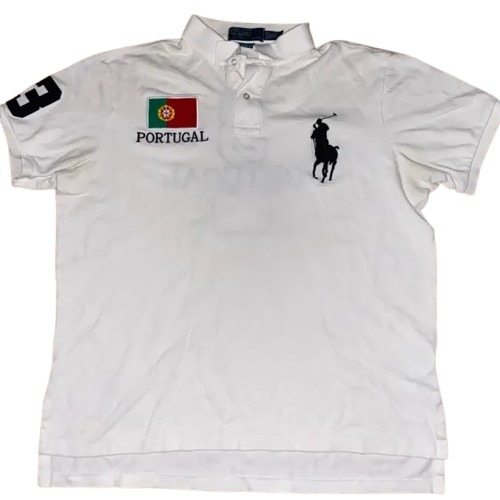 RACING RL POLO VINTAGE I PORTUGAL I WHITE